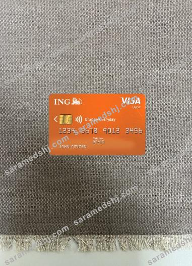 Netherlands ING Orange VISA photolook front